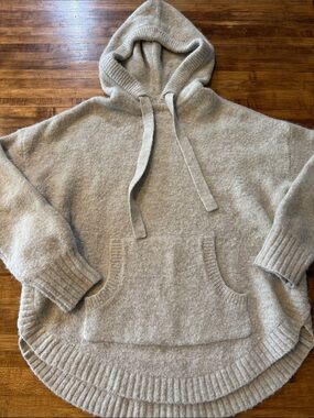 Madewell Wool blend Sweater with Hood Sz Small (k1)